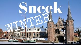 Sneek Friesland The Netherlands a beautiful winterday GoPro  Cycling Tour [upl. by Lliw]