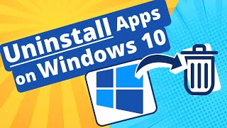 How to UNINSTALL Apps on WINDOWS 10 in 2024 [upl. by Releyks]