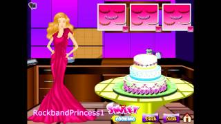 Barbie Wedding Cake Decorations Game  Barbie Wedding Cake Decorating Games Online [upl. by Phillip835]