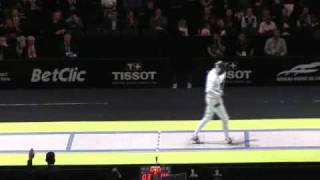 Gold for Nikolai Novosjolov EST at the 2010 World Fencing Championships [upl. by Bowyer]