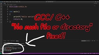 GCC G quotno such file or directoryquot error even afer settings the right path fixed [upl. by Ajna683]