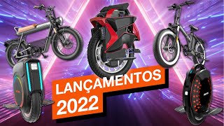 Novos monociclos e bikes elétricas de 2022 na Eletricz  S22 V12 V8F CT20 e F1 [upl. by Banquer807]