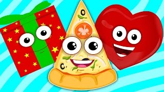 shapes song  learn shapes  nursery rhymes  kids songs  baby videos [upl. by Mannuela16]