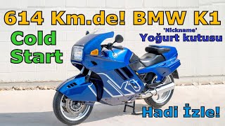 SADECE 614 KMDE 1992 BMW K1  COLD START [upl. by Prebo]