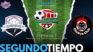 CCONSTRUYEmx vs Chukys Club  Segundo Tiempo [upl. by Mallis]