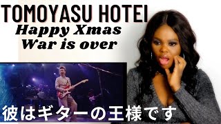 Hotei Tomoyasu  メリークリスマス戦争は終わった  Happy Xmas War Is Over  彼はギターの王様です  Reaction [upl. by Schlosser]