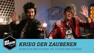 Krieg der Zauberer  Ehrlich Brothers vs Lügen Brothers  NEO MAGAZIN ROYALE [upl. by Kcirdde810]