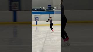 triple toe three jump combo iceskate iceskating iceskater skating ice [upl. by Katya666]