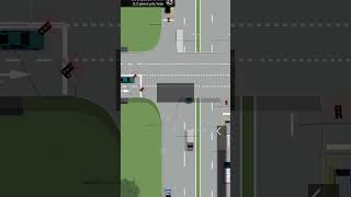 Jazda samochodem mojej mapy intersection controller [upl. by Anawahs790]