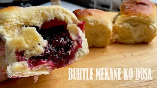 Najmekse Buhtle sa puno Dzema  Buchtlen Sweet Yeast Buns  CooKing Recepti [upl. by Aihsenak190]