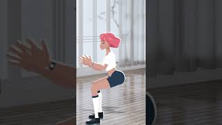 No Equipment Cardio Circuit tabata animation tabataworkout [upl. by Greenman]