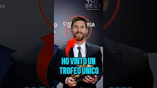 Messi ha vinto un trofeo speciale😳🏆 football messi [upl. by Eelyah]