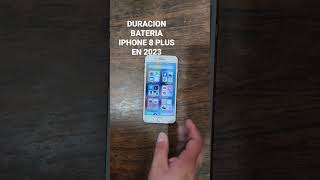 DURACION BATERIA IPHONE 8 PLUS EN 2023 [upl. by Ingelbert]