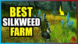 New World How to Farm THOUSANDS of Silkweed in Less Than an Hour [upl. by Gnav357]