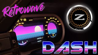 Retrofitting a Custom Retrowave Dash in my Z31 [upl. by Nelyak]