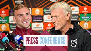 quotOur Mindset Is To Go amp Win The Gamequot  Moyes amp Bowen Press Conference  West Ham v SC Freiburg [upl. by Caprice112]