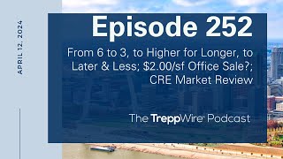 Episode 252 From 6 to 3 to Higher for Longer to Later amp Less 200sf Office Sale CRE Review [upl. by Notnel]