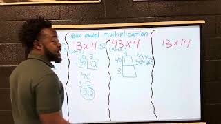 Box model multiplication partial products [upl. by Balduin]