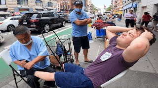 HARDCORE Chinese Street Massage Fixes My Broken Ankle [upl. by Uttasta473]