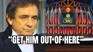 Why Johnny Cash Was Banned from the Grand Ole Opry [upl. by Adriel]