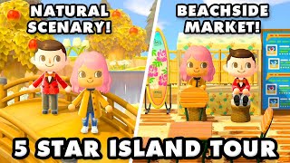 Youll Love This Southern Hemisphere 5 Star Island Animal Crossing New Horizons Island Tour [upl. by Sheila990]