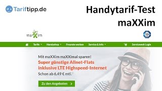 maXXim Handytarife im Test [upl. by Latyrc518]