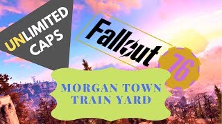 Fallout 76 Unlimited Caps Morgantown Trainyard fallout 76 caps farm [upl. by Chloette]