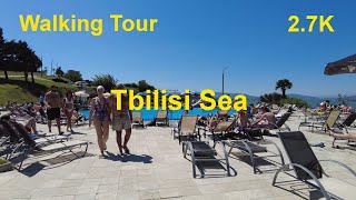 Tbilisi Sea Club Walking Tour in Swimming Spot with nice views and mood Georgia 🇬🇪 [upl. by Appleby62]