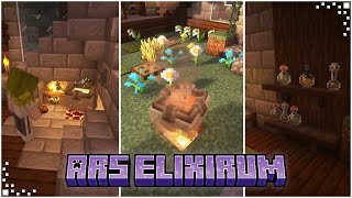 Ars Elixirum Minecraft Mod Showcase  A Revamp to Potions  Fabric 1211 [upl. by Htebesile]