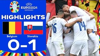 Belgicko vs Slovensko O1 Rozšírené hlavné ciele  UEFA EURO 2024 BELSVKeuro2024 [upl. by Sausa]