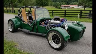 50 V8 Lotus Seven locost finished [upl. by Ellehcil290]