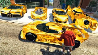 ROBANDO TODOS los SUPER COCHES de GTA 5 [upl. by Oloap]