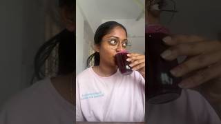 Morning breakfast 🥤🍎🍊🍐minivlog collegestyle food collegelifestyle trending skincare [upl. by Aynekal]