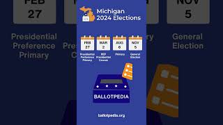 Michigan 2024 Election Dates [upl. by Rebmetpes572]