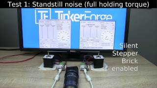 Comparison Stepper Brick vs Silent Stepper Brick [upl. by Olympium]