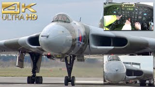 Avro Vulcan HOWL during taxi and engine run from cockpit underneath and front  March 2023 [upl. by Tisbe]