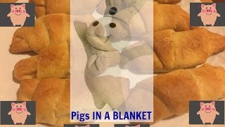 How to Pigs in a Blanket using Pillsbury cresent rolls [upl. by Refinnaej661]