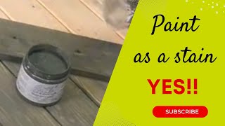 Paint as a stain diy furnitureflip painting staining paintedfurniture furnituredesign wash [upl. by Wei883]