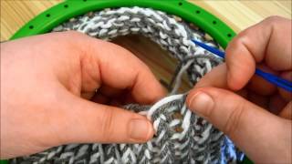 Loom Knitting  Beginning Stitches Too Loose [upl. by Ailecara178]