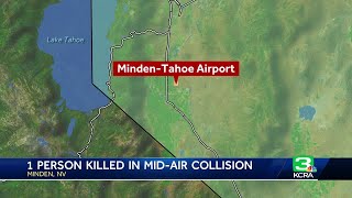 1 dead after midair plane collision at MindenTahoe Airport Nevada officials say [upl. by Bricker847]