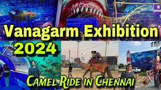 Vanagaram Fish Aquarium Exhibition 2024  Camel Ride in Chennai  Giant Wheel Rides  Shopping [upl. by Ecurb]