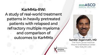 KarMMaRW A study of realworld treatment patterns in heavily pretreated patients with RRMM [upl. by Engedi]