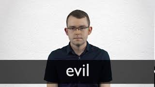 How to pronounce EVIL in British English [upl. by Nava]