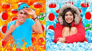 100 BOTONES MISTERIOSOS CALIENTE VS FRIO [upl. by Rachael282]