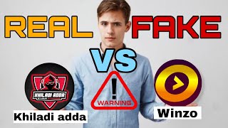 real vs fake ❌ views trending viralvideo winzo khiladiaddaapp warning earningapp [upl. by Molloy]