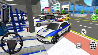 3D Driving Class Simulation  Funny Police Officer Gameplay  gameplay cargame [upl. by Strang]