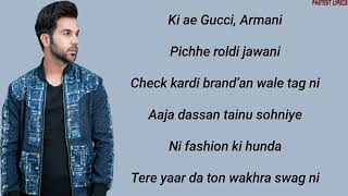 Ki ae gucci armani song lyrics [upl. by Shanda664]