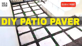 HOW TO INSTALL PATIO PAVERS l DIY Patio Pavers  Ground Cover [upl. by Shreve862]