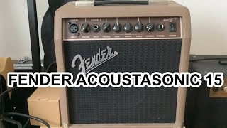 FENDER ACOUSTASONIC 15 [upl. by Katherin]