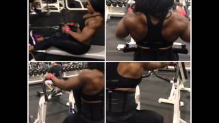 IFBB PRO Margie Martin back day [upl. by Anastos]